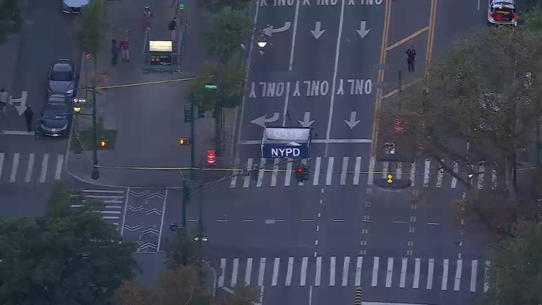 Washington and Fulton: a body on the pavement, a driver gone