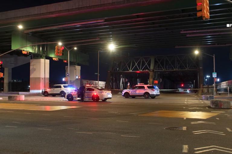 Crosswalk at Bruckner and Leggett. A life ends. The driver keeps going.